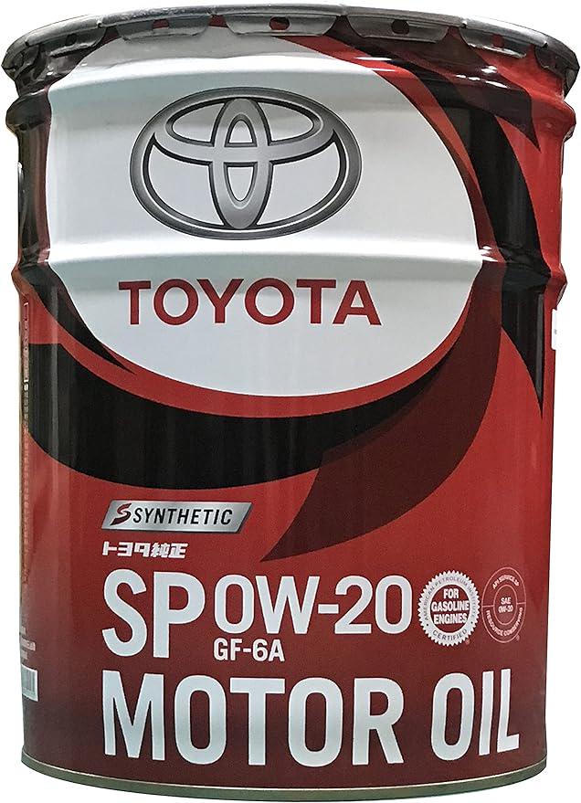 Моторное масло Toyota Synthetic Motor Oil SP/GF6A 0W-20 20 л (08880-13203)