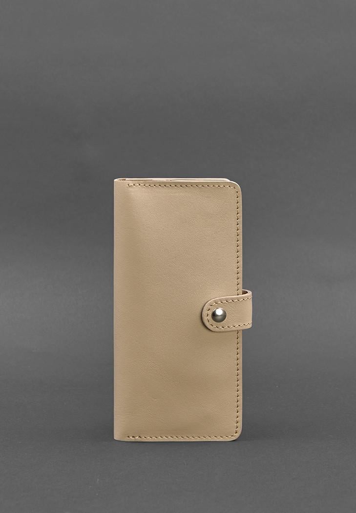 Портмоне шкіряне жіноче 7.0 Світло-бежевий (A-027989)