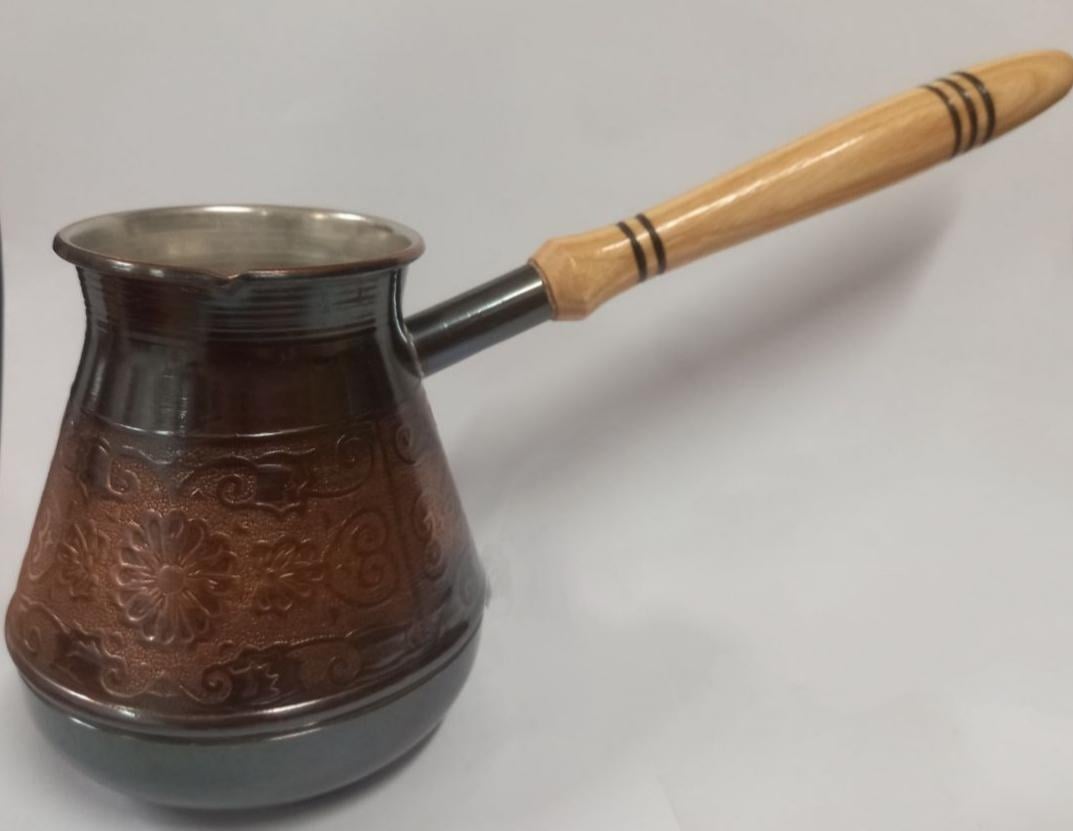 Турка мідна Жасмін темна Ж-450 0,450 л