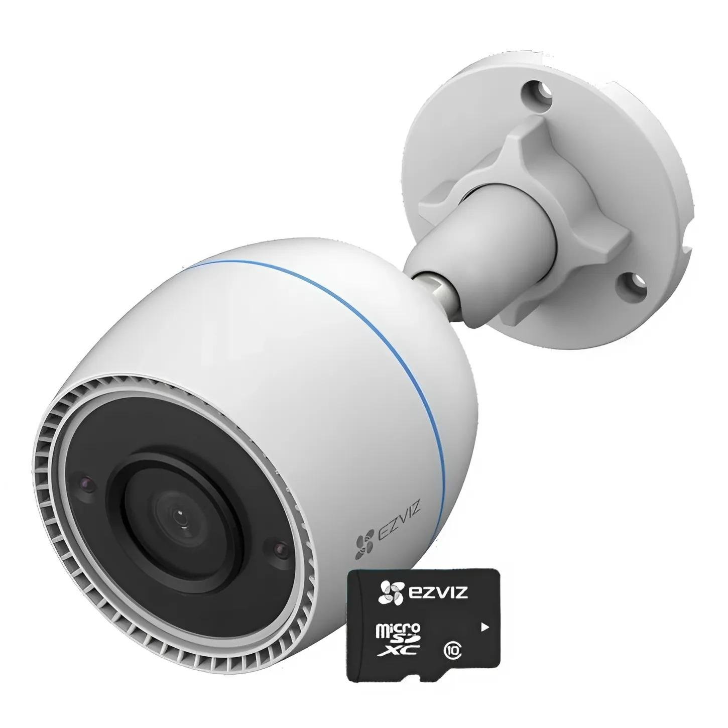 Камера видеонаблюдения Ezviz H3C 2 Мп с микрофоном Wi-Fi объектив 2,8 мм защита IP67 с картой памяти Белый (99-00021115) Камера видеонаблюдения Ezviz H3C 2 Мп с микрофоном Wi-Fi объектив 2,8 мм защита IP67 с картой памяти Белый (99-00021115)