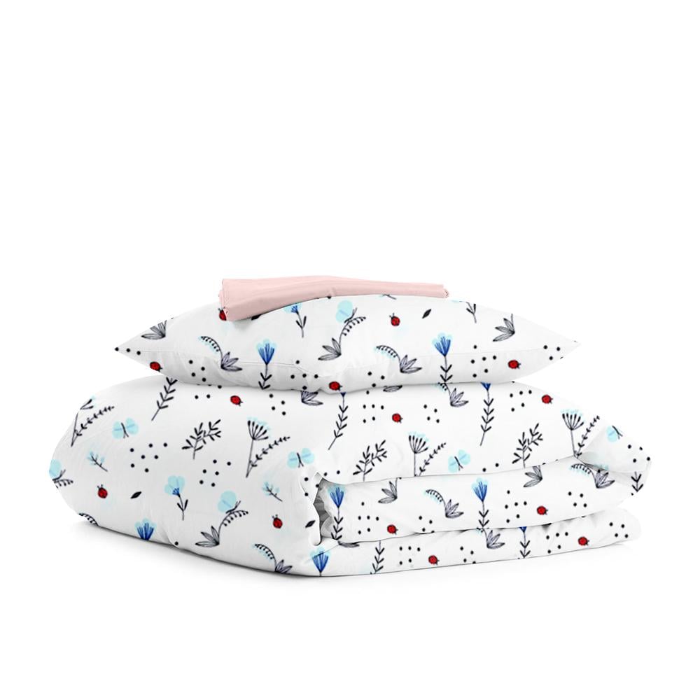 Комплект белья Cosas Blue wildflowers постельного подросткового 155х215 см (4822052097915)