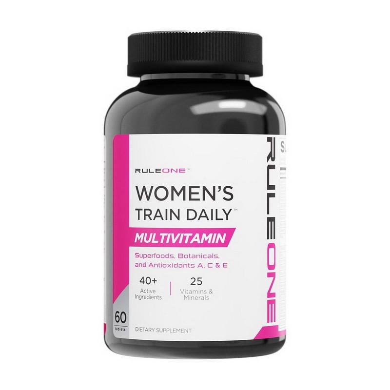 Витамины и минералы для женщин R1 Rule One Women's Train Daily Multivitamin 60 капс. (20471-01) Витамины и минералы для женщин R1 Rule One Women's Train Daily Multivitamin 60 капс. (20471-01)