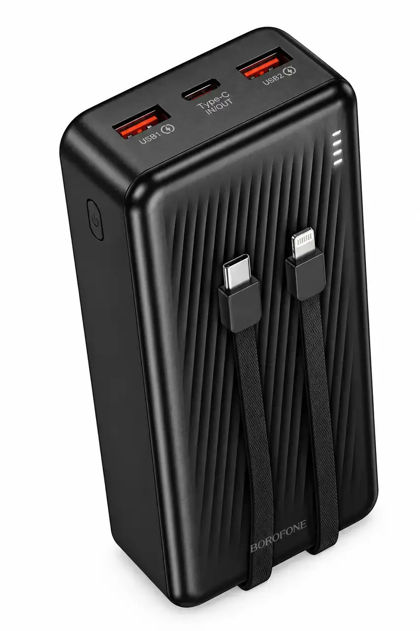 Павербанк Borofone BJ57B 30000 mAh быстрая зарядка 22,5W+PD20W Черный (16286) Павербанк Borofone BJ57B 30000 mAh быстрая зарядка 22,5W+PD20W Черный (16286)