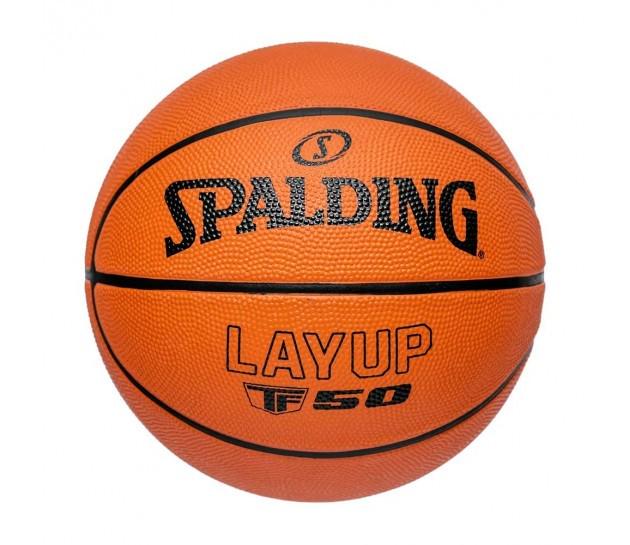 Мяч баскетбольный Spalding Layup TF-50 р. 5 Оранжевый (84334Z)