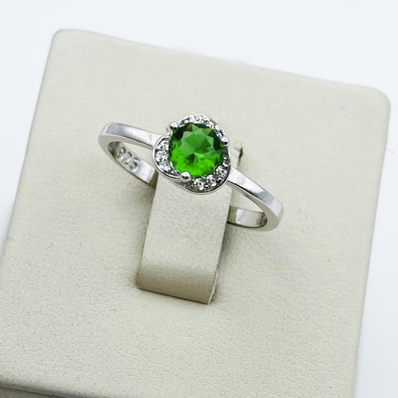 Кольцо серебряное с кубическим цирконием р. 17 1,7 г (1879379072)