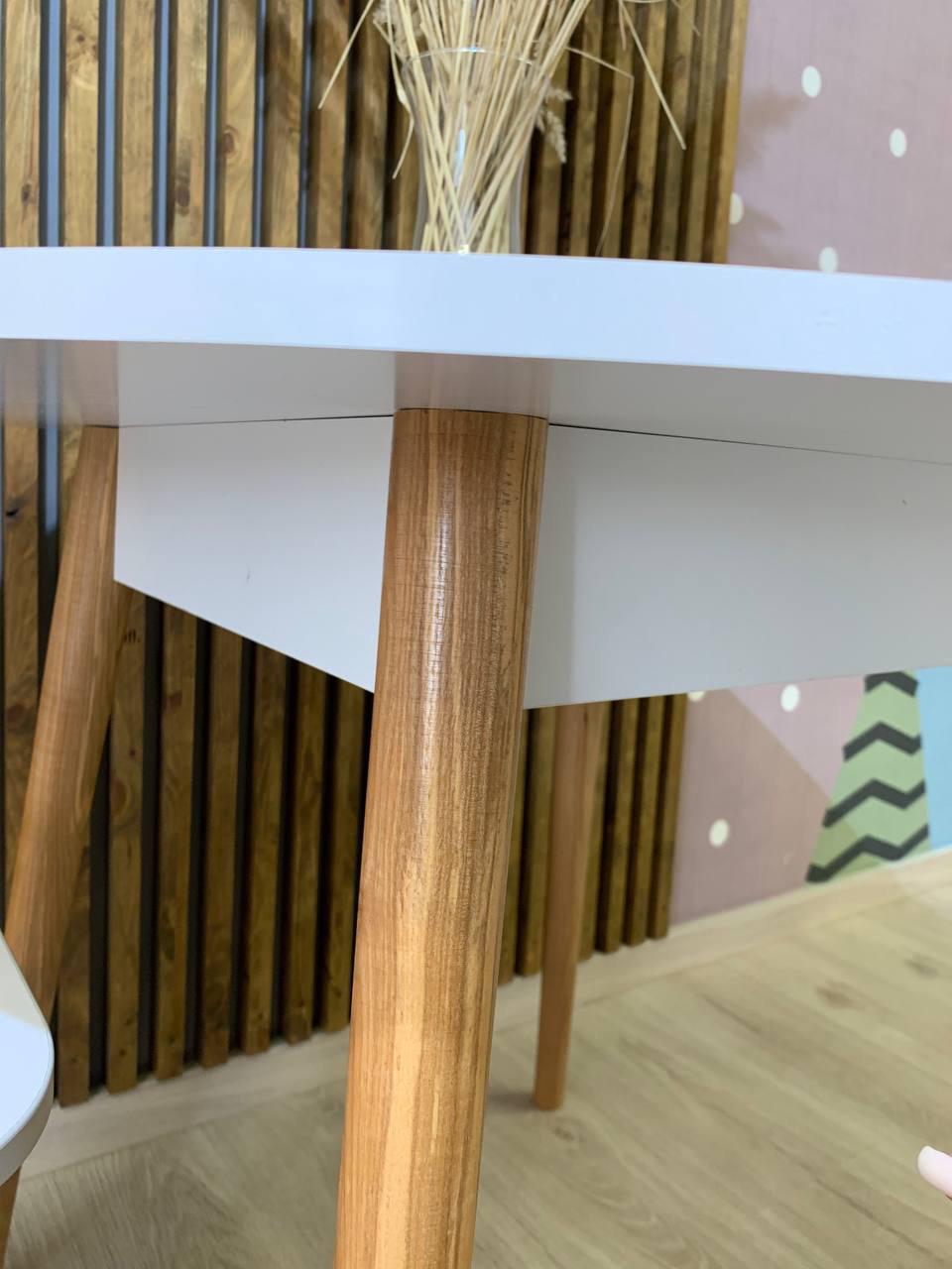 Обеденный стол круглый Lion Majami-1 Нимфея Альба (Lion-041002) - фото 5 Обеденный стол круглый Lion Majami-1 Нимфея Альба (Lion-041002) - фото 5