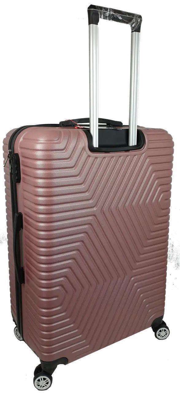 Валіза пластикова GD Polo велика 115 л Пудровий (60k001 large powder) - фото 4