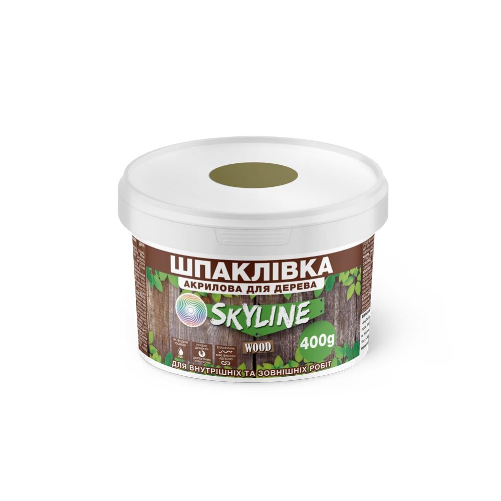 Шпаклівка акрилова Skyline Wood для дерева 400 г Дуб - фото 1