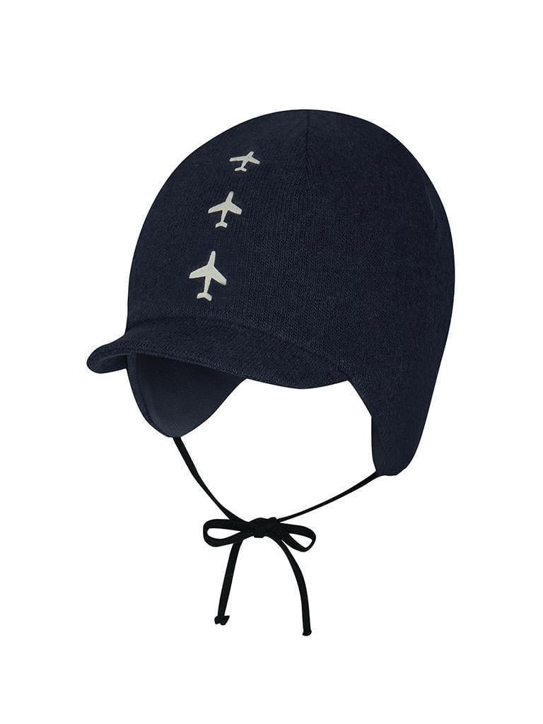 Демисезонная шапка Broel р. 37 Темно-синий ALBINO