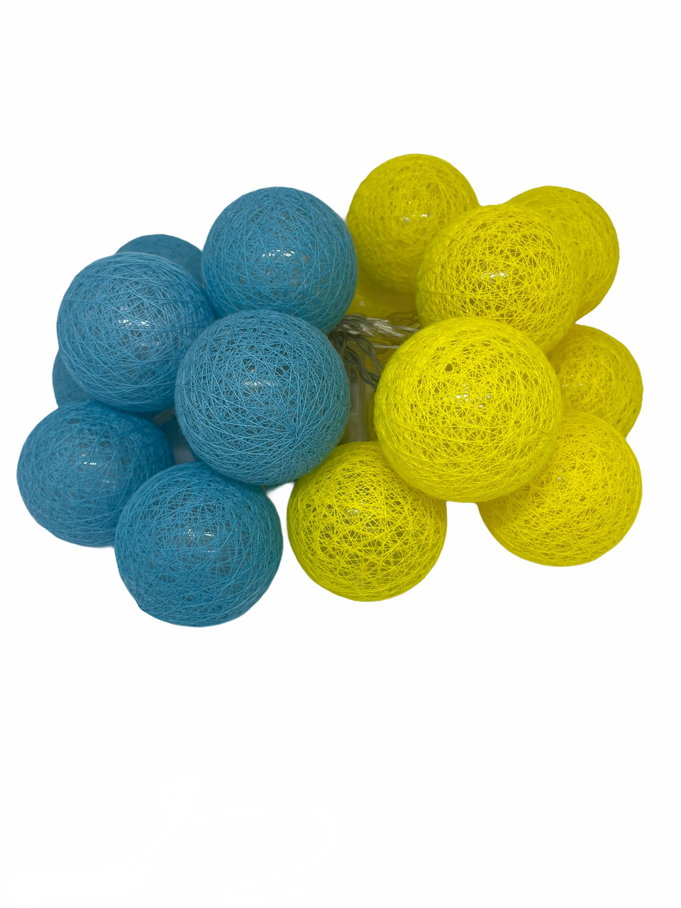 Гірлянда світлодіодна LTL Бавовняні Кульки 20 led Yellow/Blue