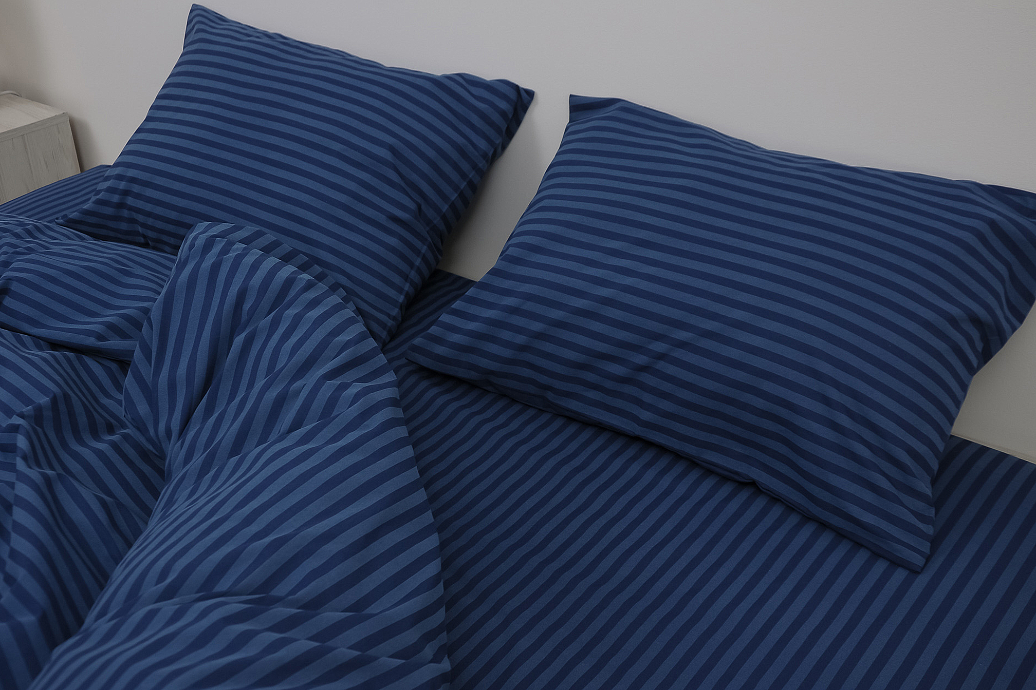 Комплект постельного белья полуторный Amore Glux-1033 бязь Темно-синий (KPB-A1,5-Glux-10033(50x70) - фото 3 Комплект постельного белья полуторный Amore Glux-1033 бязь Темно-синий (KPB-A1,5-Glux-10033(50x70) - фото 3