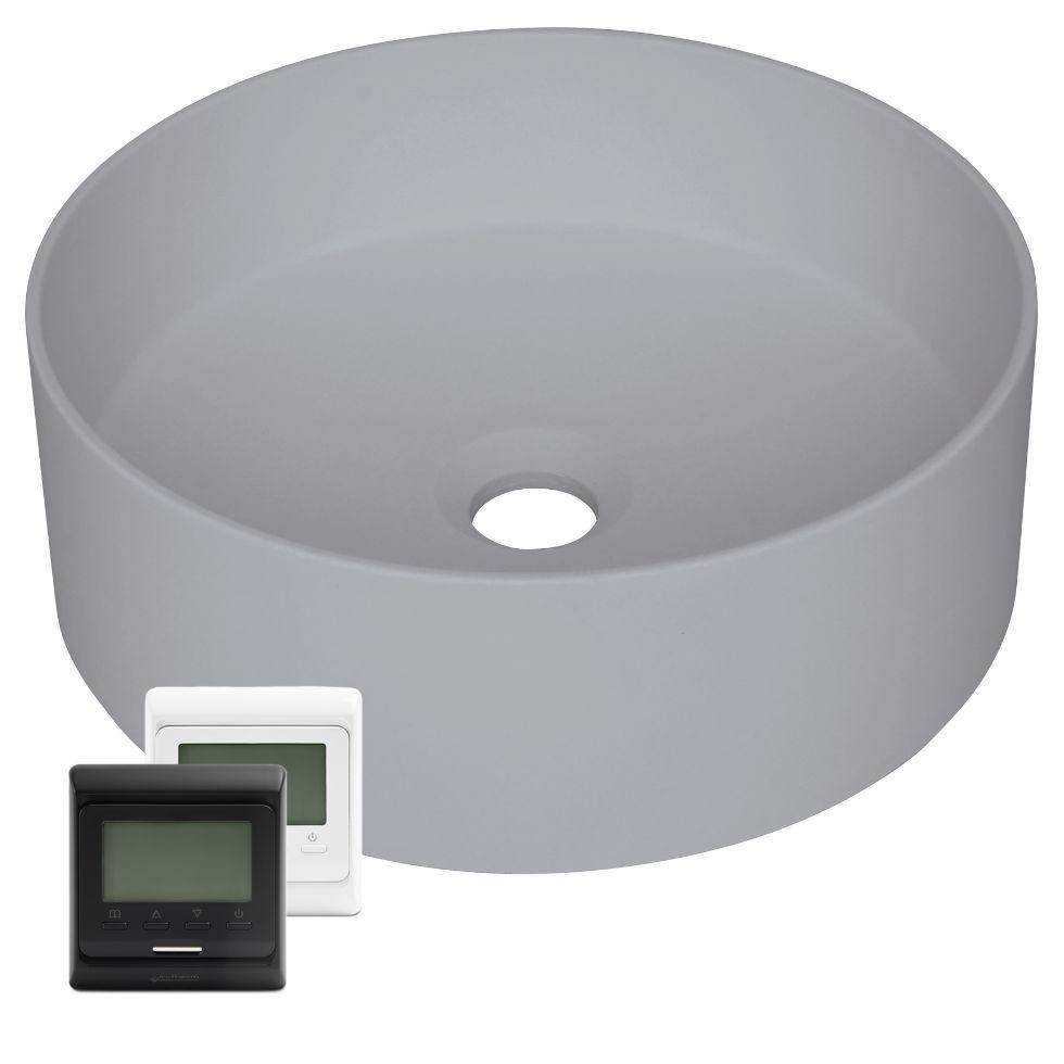 Умывальник накладной Silia CQS_SU4S Серый (27879328) - фото 2 Умывальник накладной Silia CQS_SU4S Серый (27879328) - фото 2