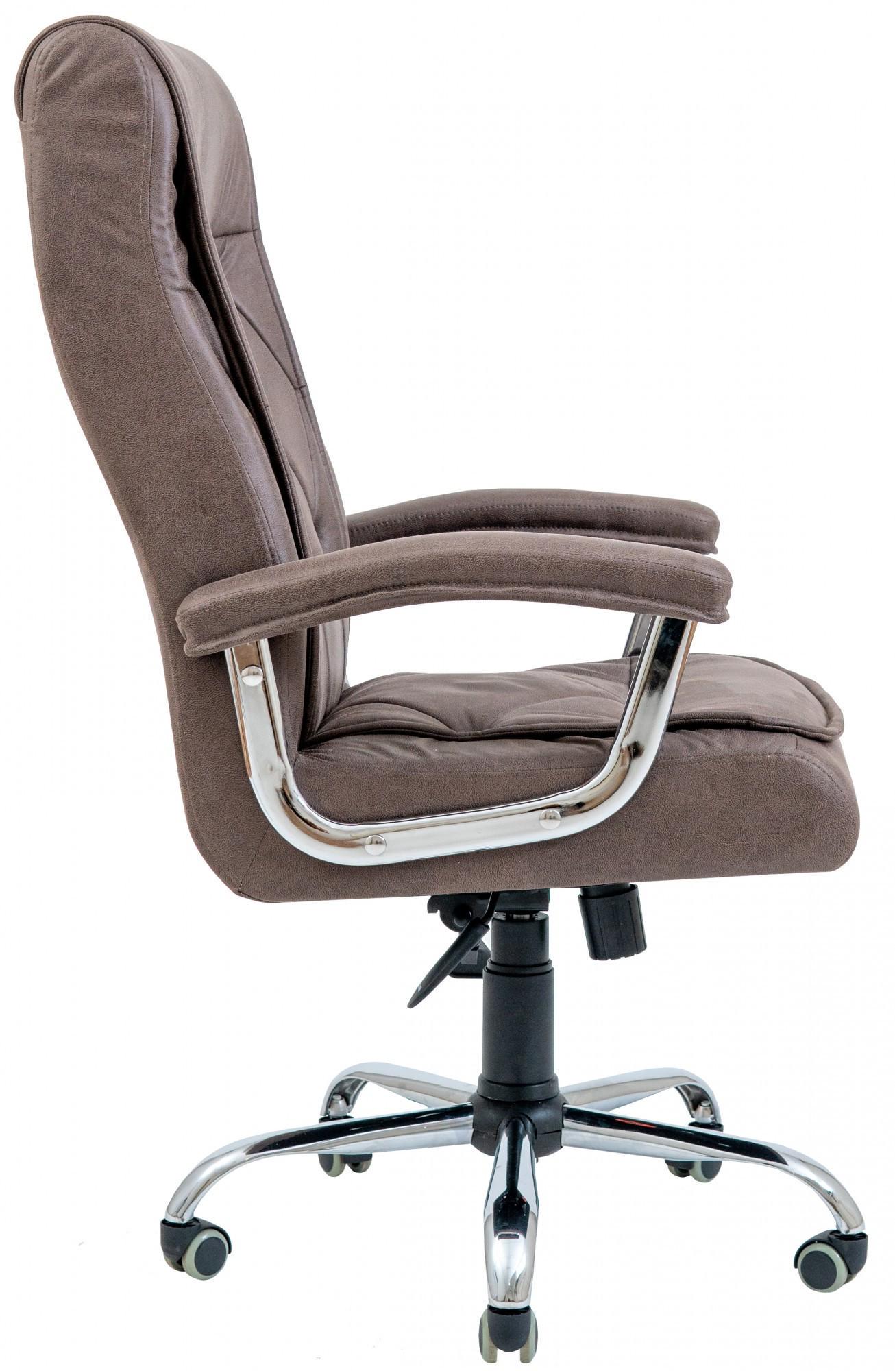 Крісло офісне комп'ютерне Telavi Амели Coffee Хром М3 MultiBlock Коричневий - фото 3 Крісло офісне комп'ютерне Telavi Амели Coffee Хром М3 MultiBlock Коричневий - фото 3