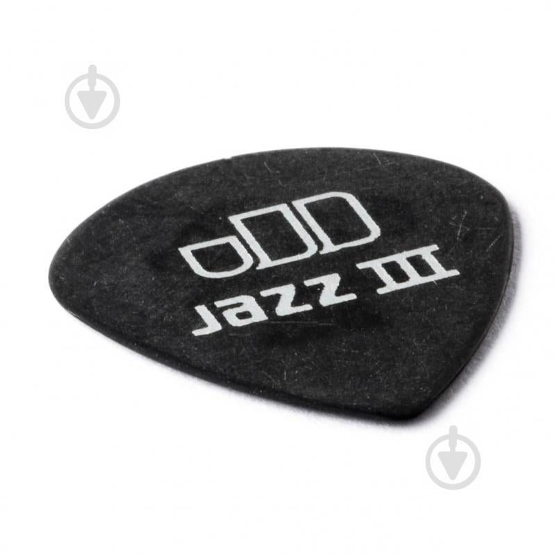 Медиатор Dunlop 4820 Tortex Pitch Black Jazz III Guitar Pick 0.50 mm (1 шт.) - фото 3