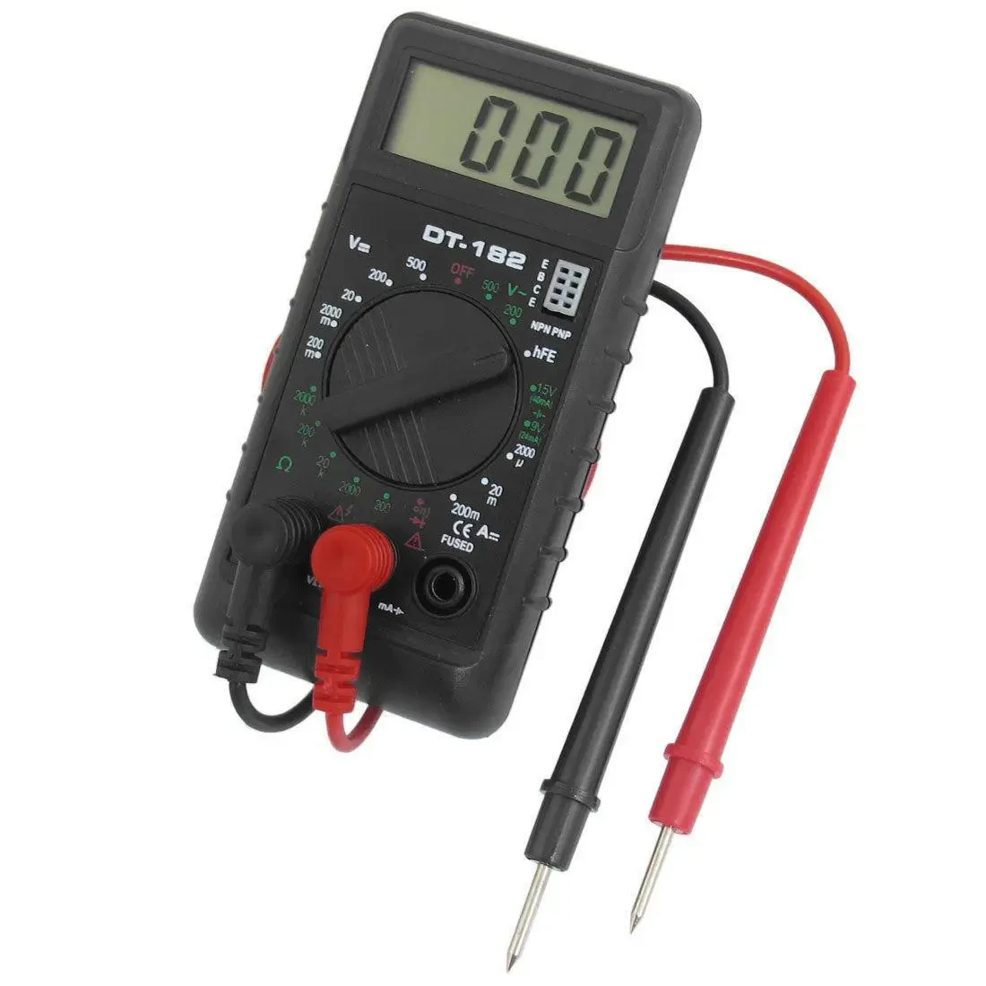 Мультиметр цифровий автомобільний DT-182 тестер напруги (1015) Мультиметр цифровий автомобільний DT-182 тестер напруги (1015)