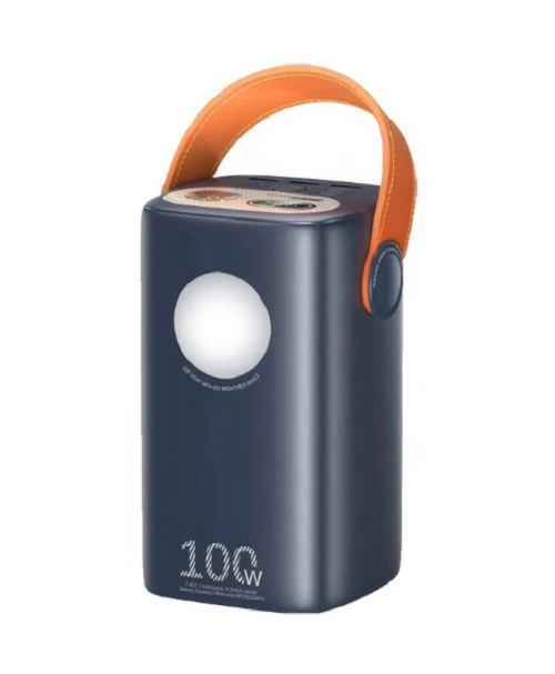 Повербанк Remax с быстрой зарядкой и фонарем 60000 mAh 100 W Синий (RPP-100)