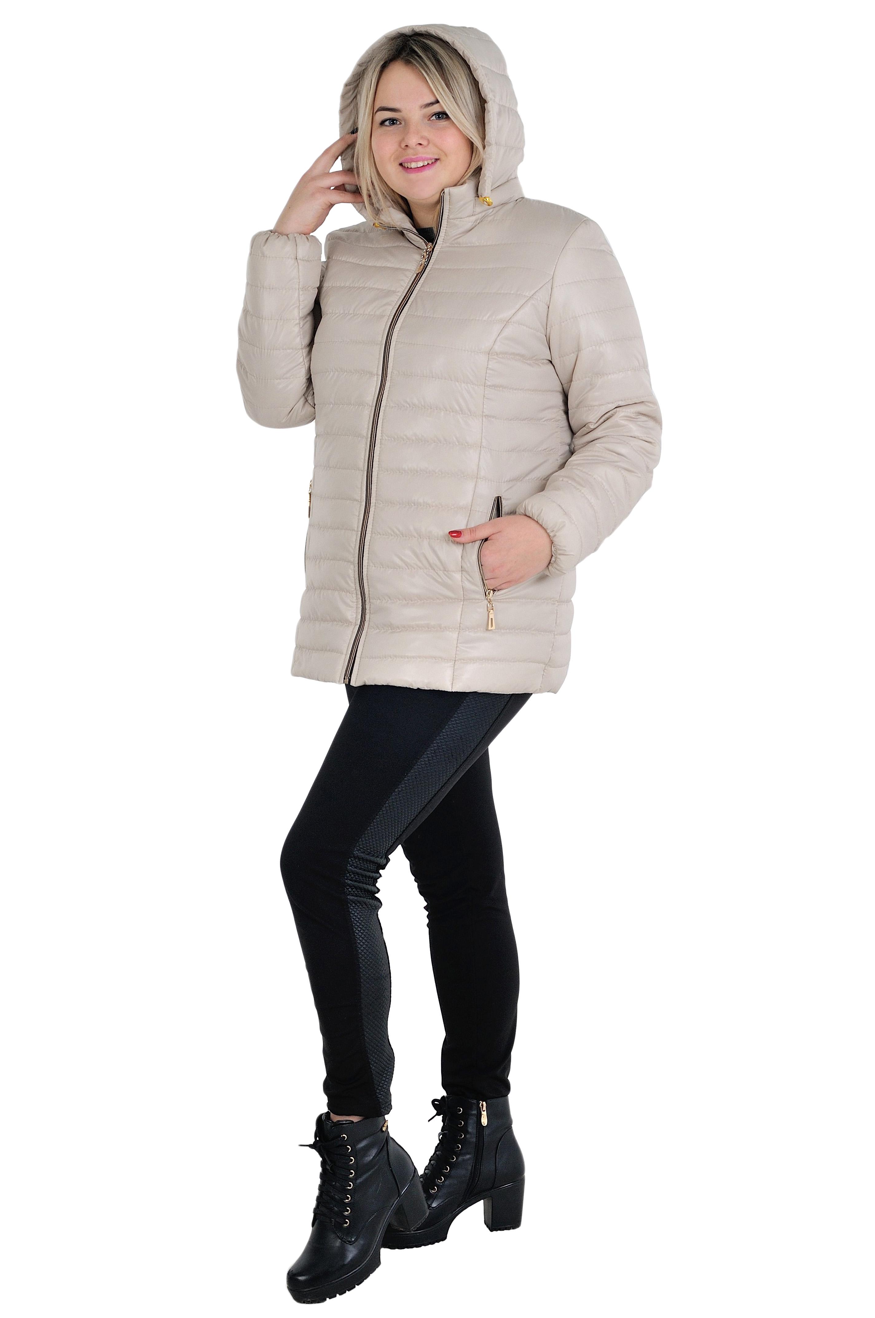Куртка женская Леди р. 62 Бежевый (№3504-бр-мк) Куртка женская Леди р. 62 Бежевый (№3504-бр-мк)