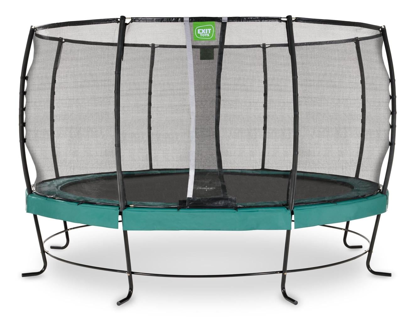 Батут Exit Toys Lotus Premium 427 см для детей и взрослых Зеленый