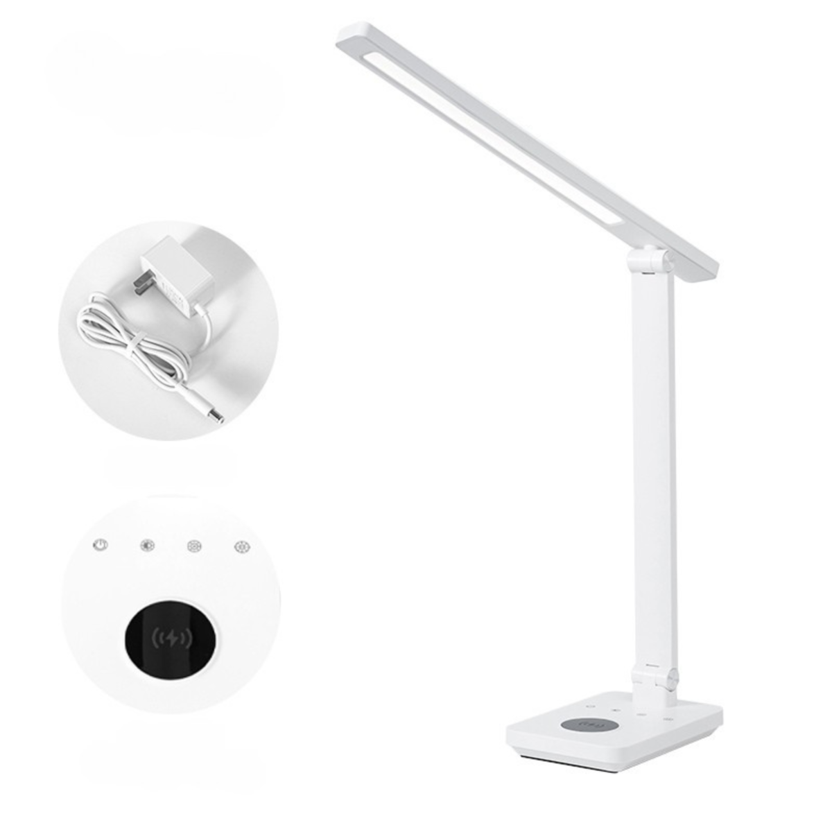 Настільна лампа світлодіодна Valeso VC009-18W WT Білий (46417) - фото 2