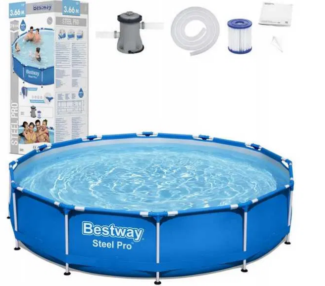 Бассейн каркасный Bestway Pro Rack с системой фильтрации воды 3,05x0,76 м (26202975)