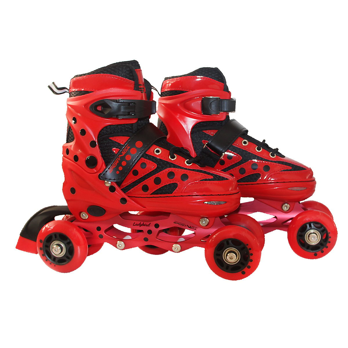 Роликовые коньки SportVida 4в1 SV-LG0023 р. 35-38 Red - фото 7