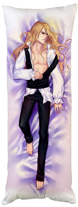 Подушка дакимакура Клин Любви Рауль декоративная ростовая для обнимания 50x150 см (1834012392)