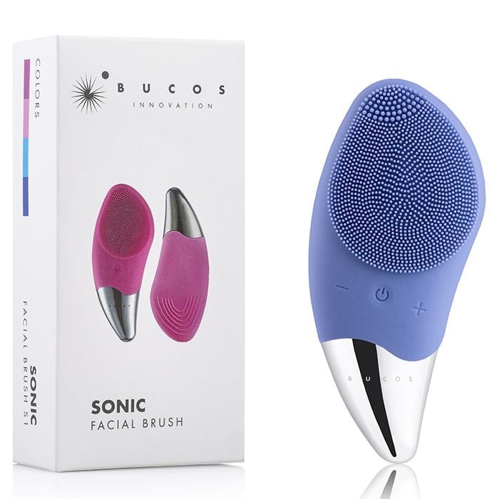 Щітка для обличчя очищувальна BUCOS Sonic Facial Brush S1 Волошковий