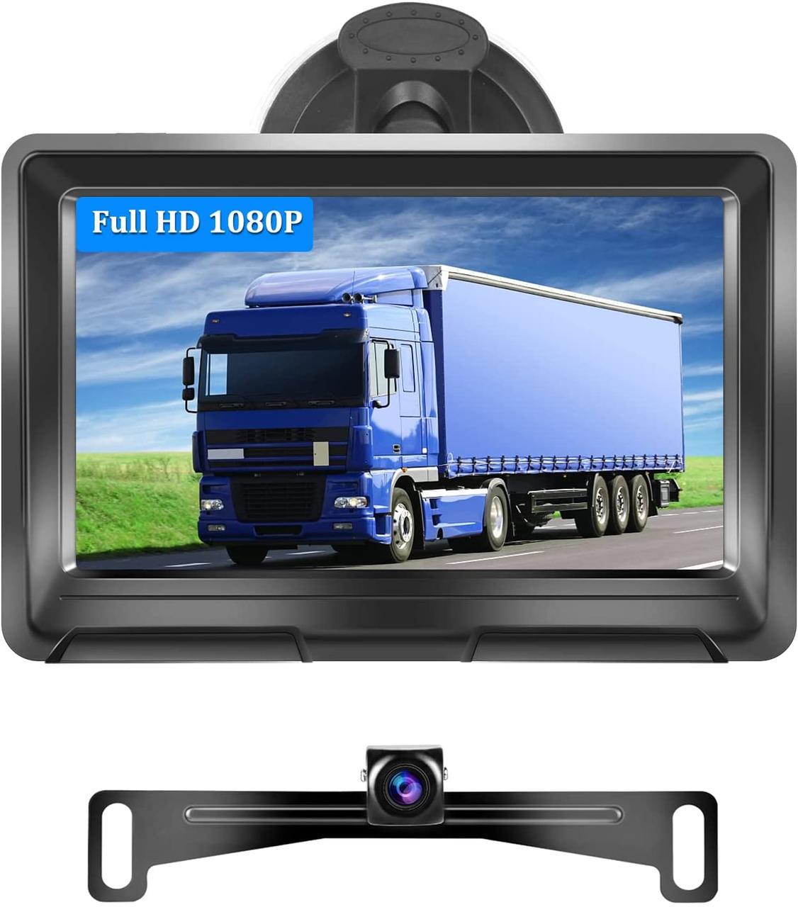 Камера заднего вида с монитором 5" Podofo Z2119 автомобильная парковочная 1080P
