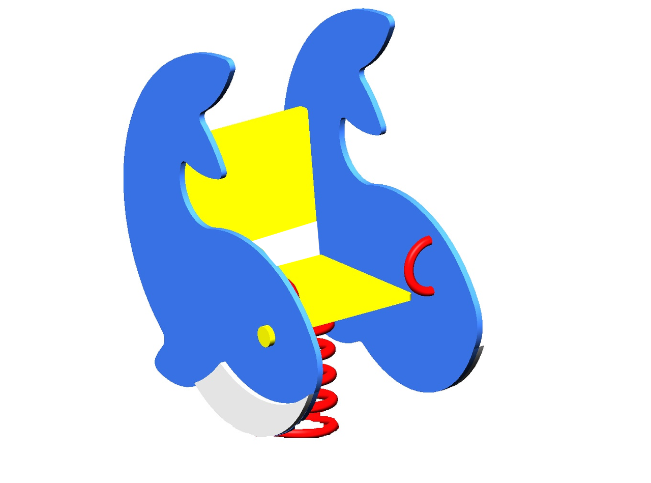 Гойдалка на пружині Кит (311/пр)
