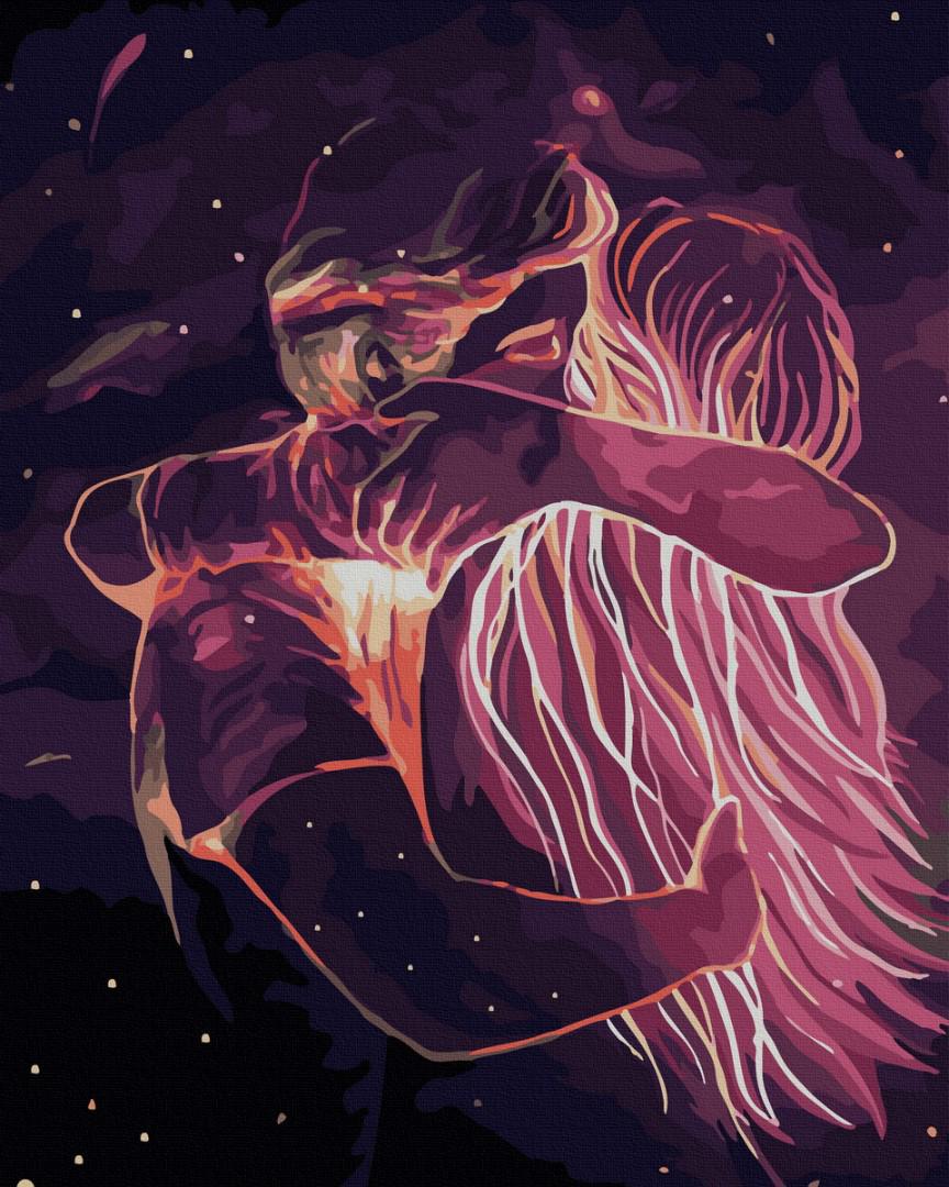 Картина за номерами Brushme Космічні обійми 40x50 см (PGX41360)