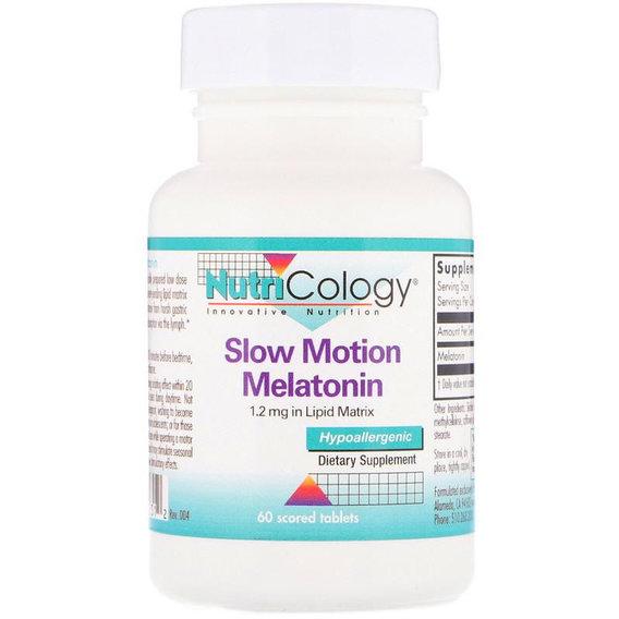 Мелатонін для сну Nutricology Slow Motion Melatonin 60 Tabs