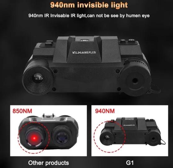 Прилад нічного бачення G1 Night Vision 4.5х 1920x1080P 940nm із кріпленням на голову - фото 5