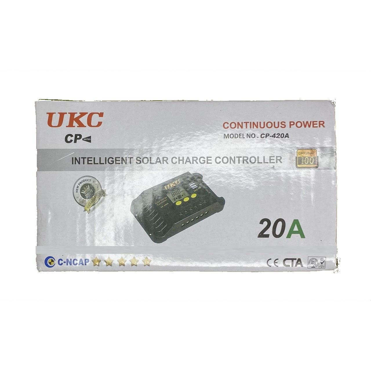 Контролер заряду для сонячних батарей UKC CP-420A 20 A 12/24 В (8459) - фото 10