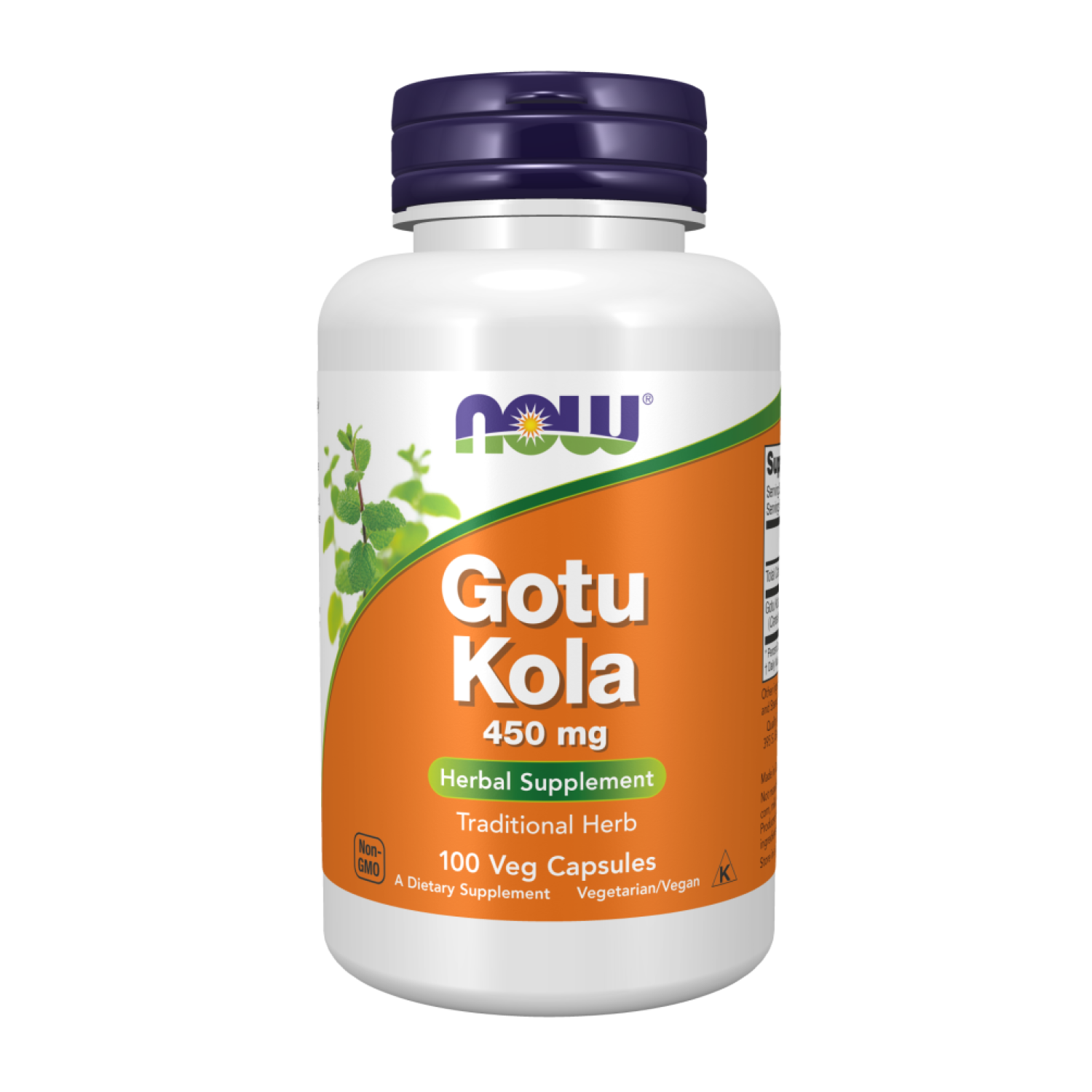 Готу кола Now Foods 450 мг 100 капс. (CO003689)