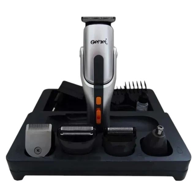 Тример чоловічий Gemei 8в1 з комплектом насадок (GM-581) - фото 3 Тример чоловічий Gemei 8в1 з комплектом насадок (GM-581) - фото 3