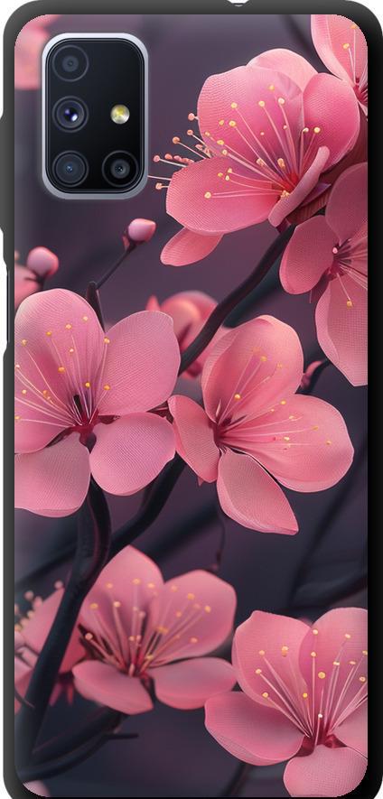 Чехол на Samsung Galaxy M51 M515F Пурпурная сакура (6075b-1944-42517)