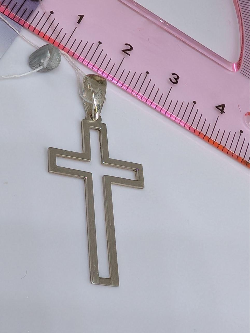 Срібний хрестик 925 проба без покриття (2825919799) - фото 3