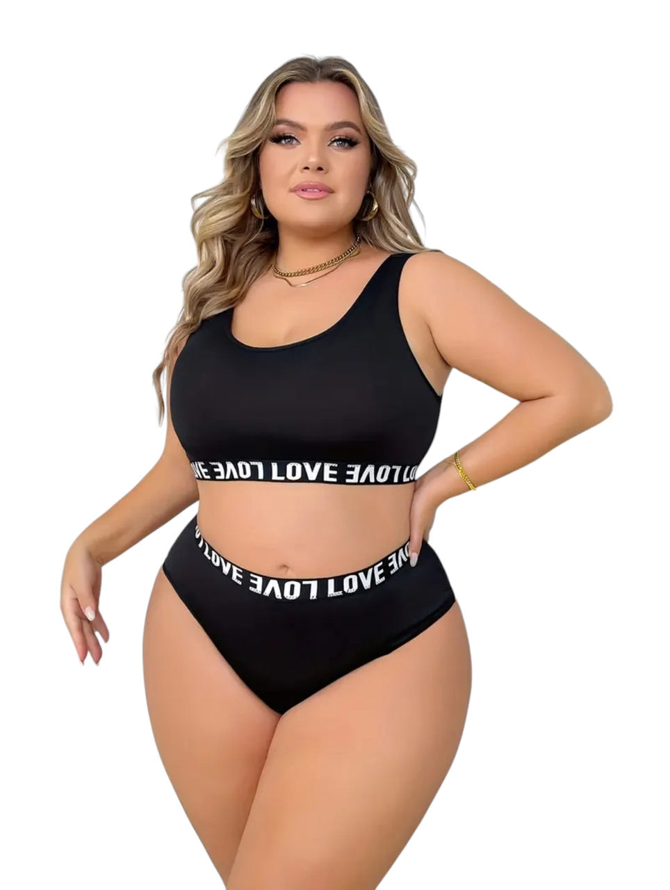 Комплект спідньоЇ білизни 4XL Чорний (2462589267) - фото 4