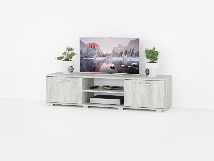 Тумба ТВ Moreli Forte Molly 1400x361x403 мм Бетон (id27-0000-106-beton)