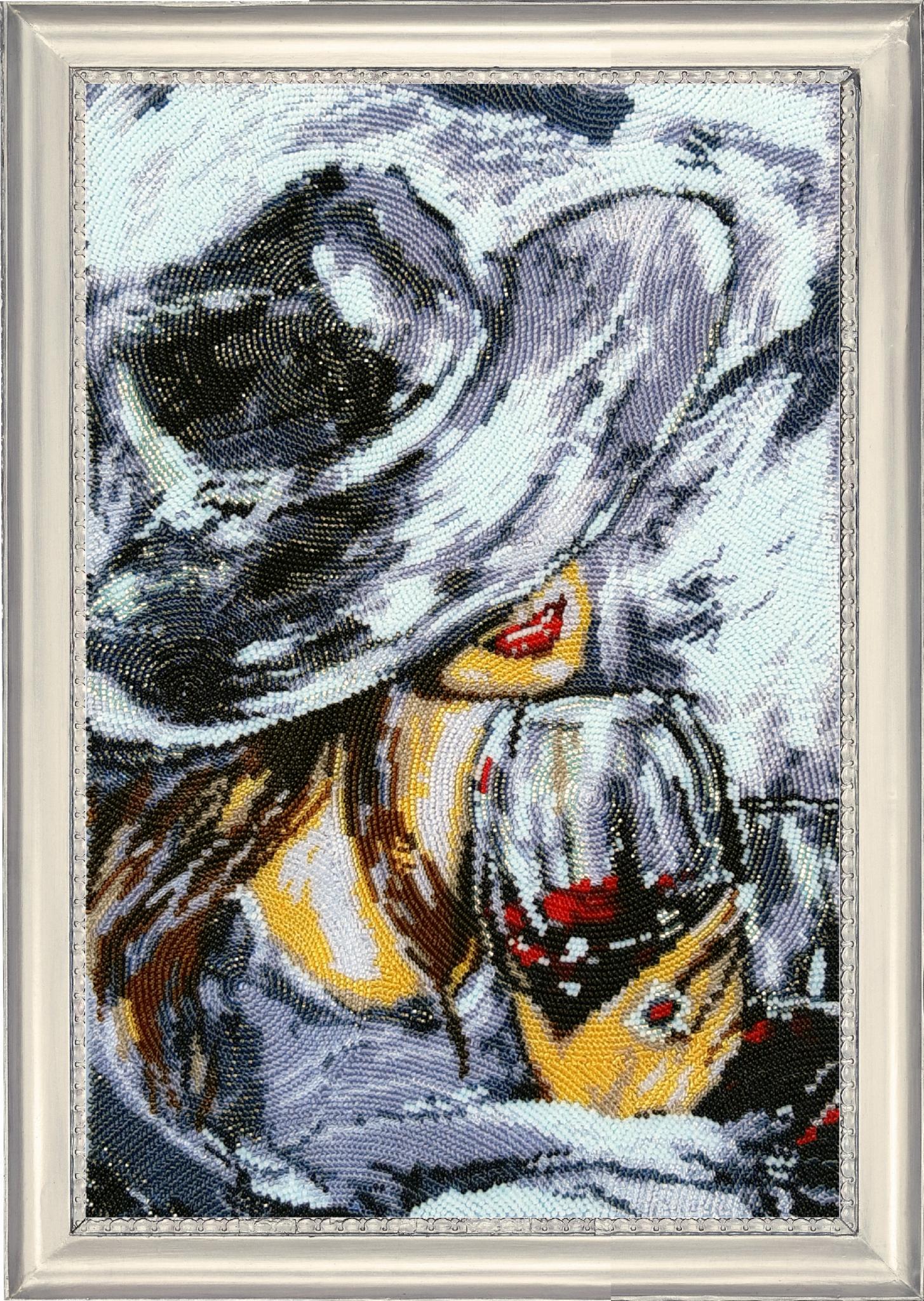 Набір для вишивання бісером BUTTERFLY 839 Леді з бокалом 37х24 см (839)