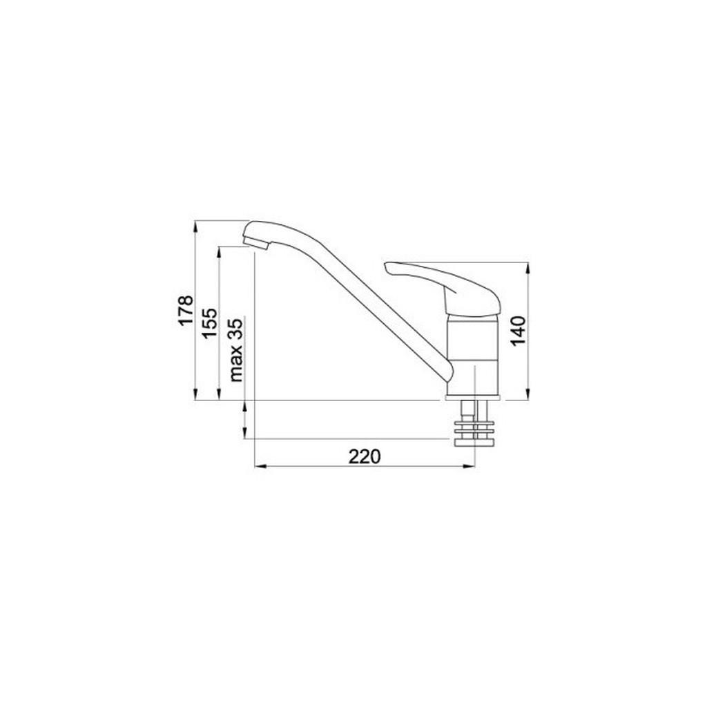 Змішувач Elleci Minerva Cromato (m381820) - фото 2 Змішувач Elleci Minerva Cromato (m381820) - фото 2
