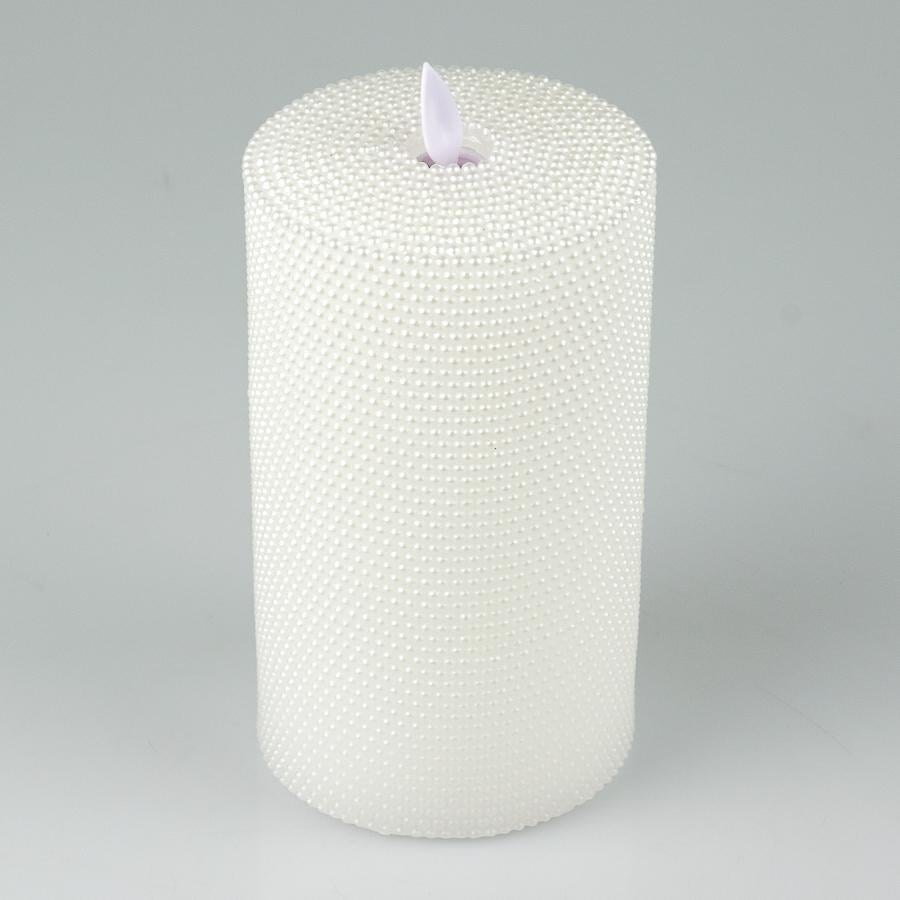 Свеча электрическая 9х16 см LED Белый (078Q)