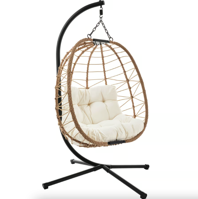 Кресло-кокон подвесное Di Volio Corta одноместное Бежевый (4572)