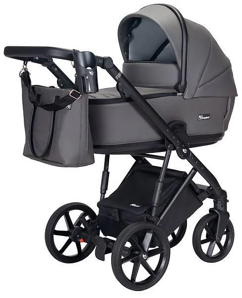 Коляска детская функциональная FIBI SENS 2в1 Темно - серый