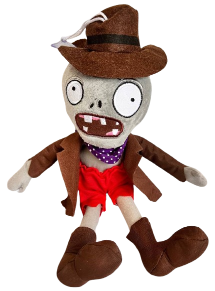 Мягкая игрушка Зомби в шляпе Растения против зомби (292)