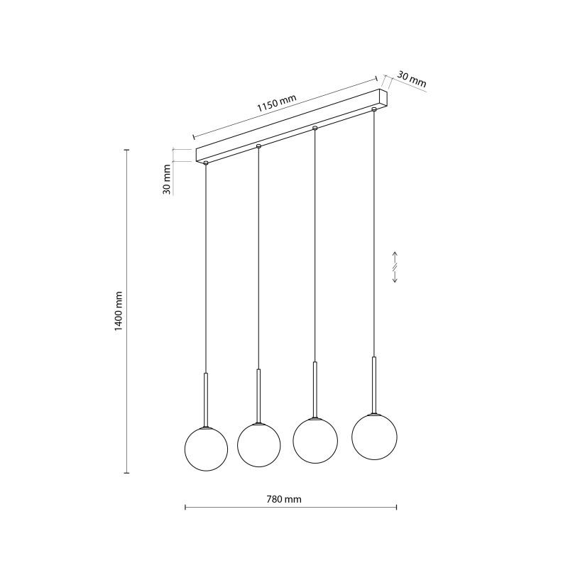 Люстра TK Lighting 4503 MARTIN - фото 5