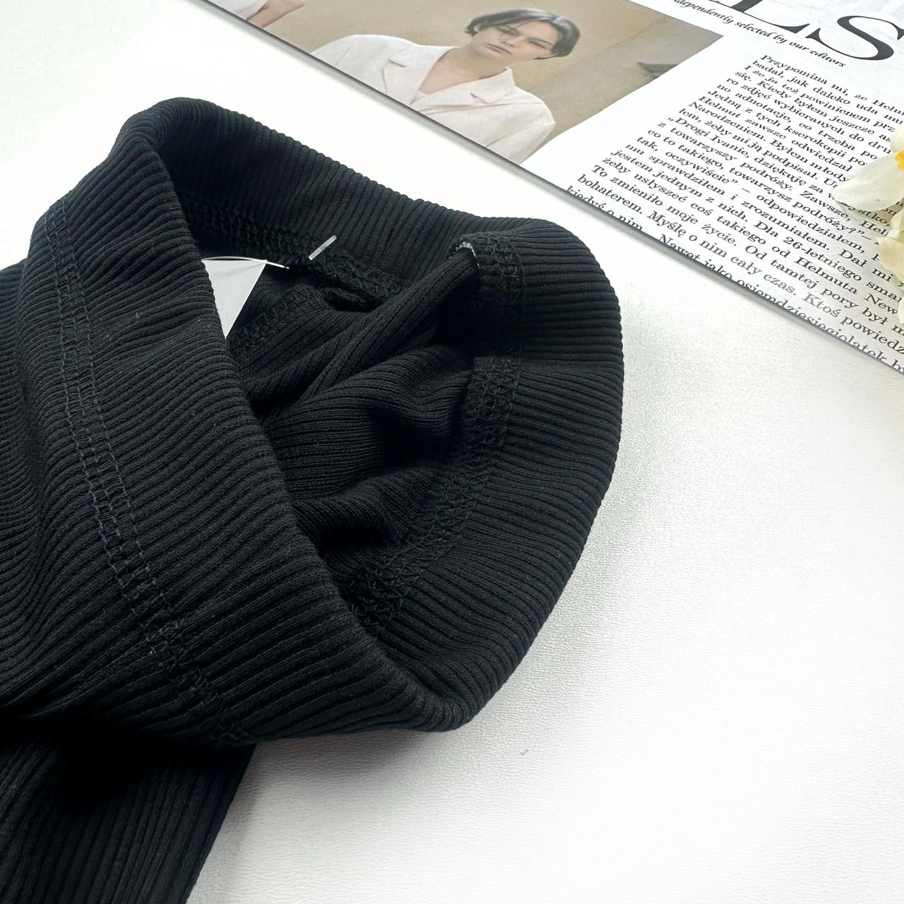 Лосини дитячі в рубчик 128 см Чорний (2186828590) - фото 2 Лосини дитячі в рубчик 128 см Чорний (2186828590) - фото 2