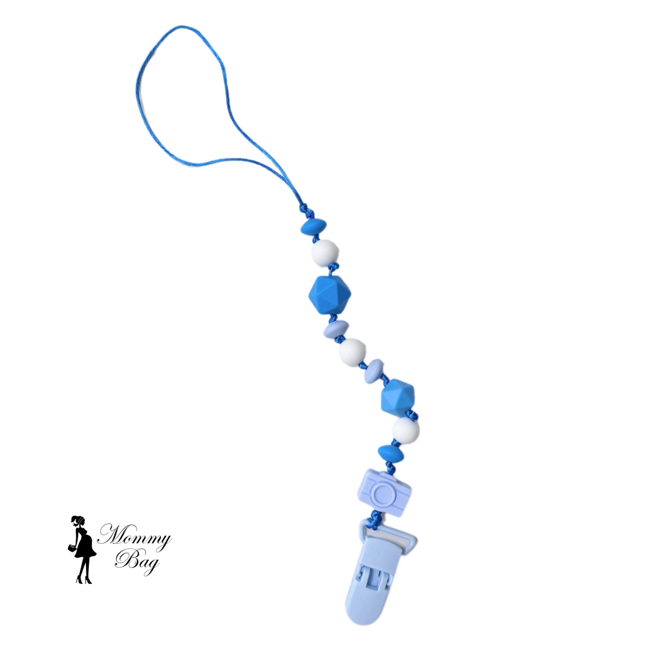 Держатель для пустышки Mommy Bag Голубовато-молочный (143976) - фото 2