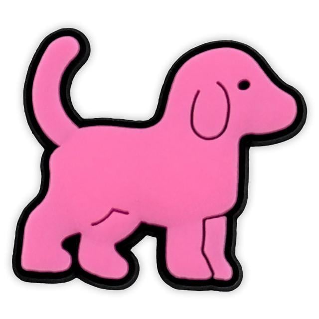 Джибитсы для кроксов Розовый песик (HYB041-66)
