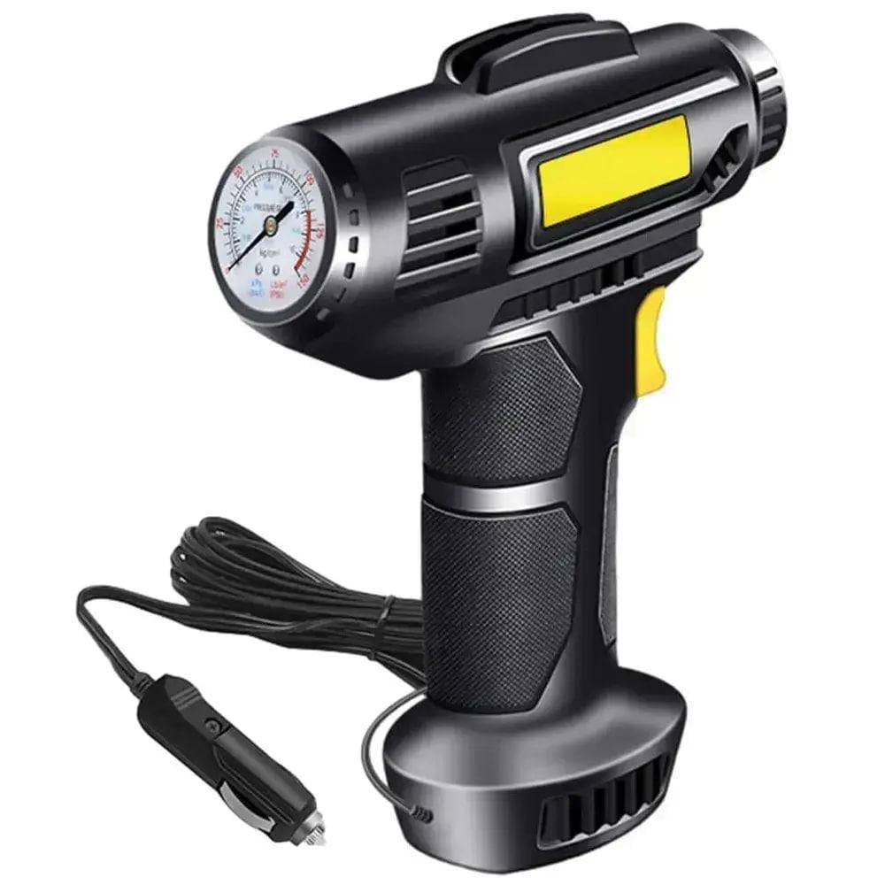 Насос для накачування шин з дисплеєм 13х5х20 см